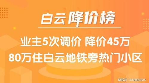 区域测评 白云热门小区业主5次调价 直降45万 80万住地铁沿线