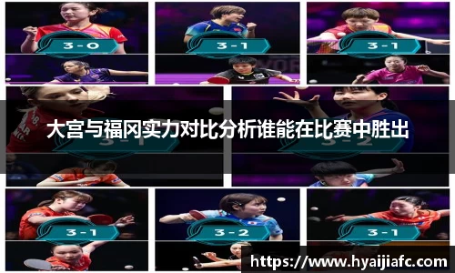 大宫与福冈实力对比分析谁能在比赛中胜出